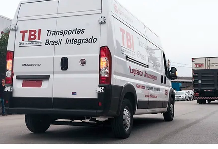 Van da frota própria da TBI